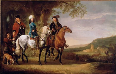 De Nederlandse edelen te paard