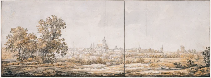 Uitzicht op Arnhem vanuit het zuiden, c. 1645