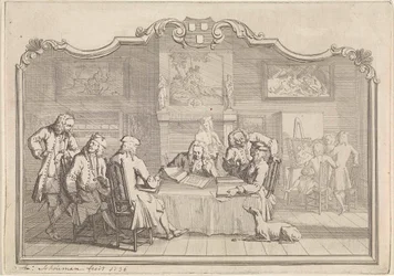 Gilde van Sint Lucas in Dordrecht, 1736