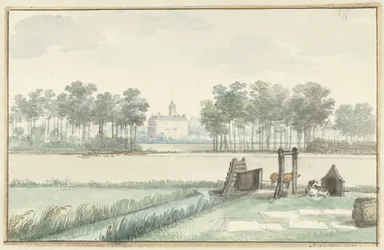 Het kasteel Ter Hooge op Walcheren