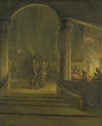 Christus voor Caïphas
