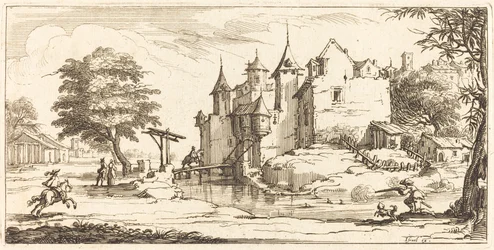 Kasteel met een Ophaalbrug