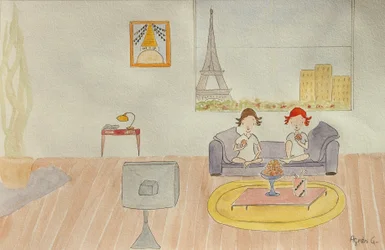 De reis, woonkamer, 2015