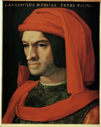 Medici, Lorenzo de Schitterende (olieverf op hout)