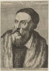 Portret van schilder Titiaan