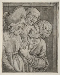 De rijke oude vrouw
