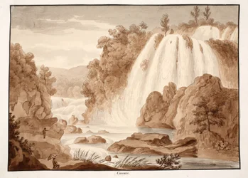 Waterval bij Tivoli, 1833