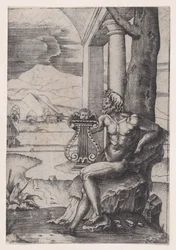 Man met een lier, ca. 1514-36