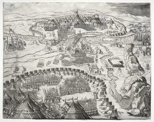 De Positie en het Kamp van de Legers van Karel V en Soliman II