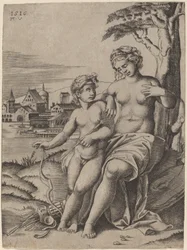 Venus en Cupido