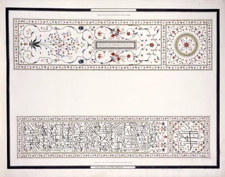 Specimens van de Mozaïeken, uit het Graf van de Keizer, ca. 1815