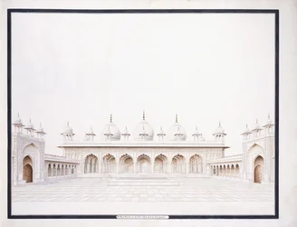 De Moti Musjid in het fort van Agra, ca. 1815
