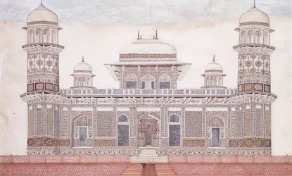 Het Graf van de Itmad-ud-daula