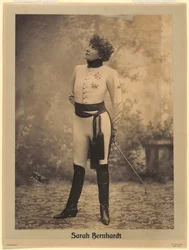 Sarah Bernhardt als de Hertog van Reichstadt (later Koning van Rome)