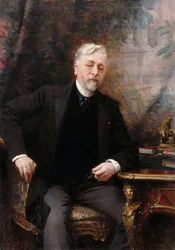 Portret van Gustave Eiffel 1832-1923