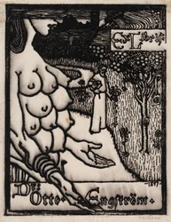 Exlibris voor Dr. Otto Engström
