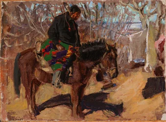 Indiaan te paard