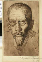 Apotheker Filip Gallen, de broer van de kunstenaar