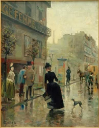 Boulevard in Parijs