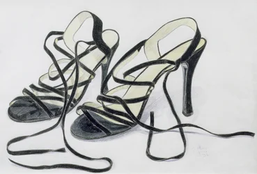 Zwarte schoenen met bandjes, 1997