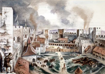 Framlingham Castle, 13e eeuw, c. 1960s