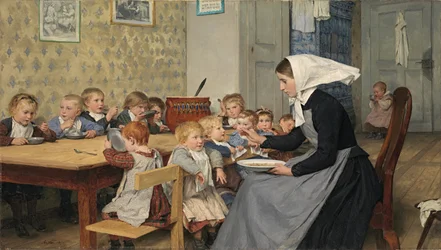 In de crèche I, 1890