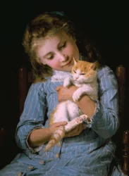 Meisje met kat