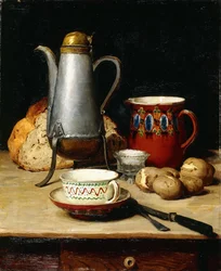 Stilleven: koffie en aardappelen, 1897