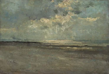 Lichtweerkaatsing op de zee