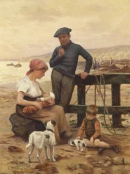 Een Visser en zijn Familie