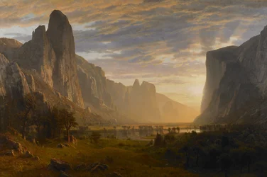 Uitzicht op Yosemite Valley, Californië