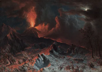 De Vesuvius om middernacht
