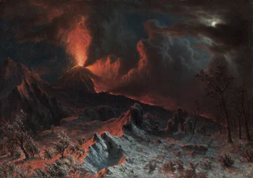De Vesuvius om middernacht
