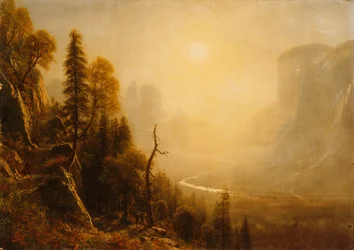 Studie voor Yosemite Valley, Glacier Point Trail