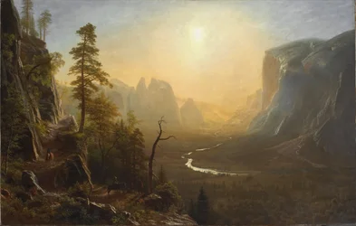 Yosemite Valley, Glacier Point Trail, ca. 1873