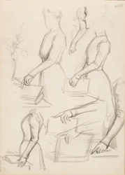 Camille Vallery-Radot, schets voor portret