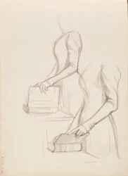 Camille Vallery-Radot, schets voor portret