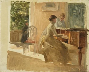 In de salon in Haiko