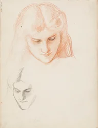 Het gezicht van een vrouw