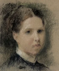 Portret van Annie Edelfelt