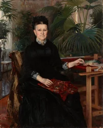 Portret van mevrouw Anna Sinebrychoff