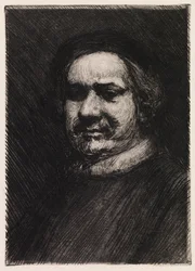 Portret van Rembrandt, kopie naar Rembrandt