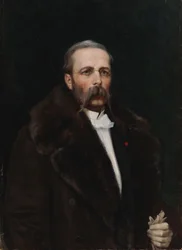 Portret van de vader van de kunstenaar, hoofddirecteur Carl Albert Edelfelt