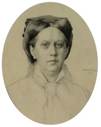 Portret van de moeder van de kunstenaar