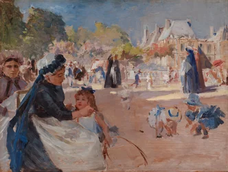 De Jardin du Luxembourg, Parijs, eindstudie