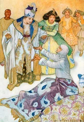"Ik was het die als eerste stierf" (kleurenlitho)