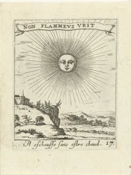 Stralende zon