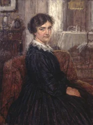 Portret van dame
