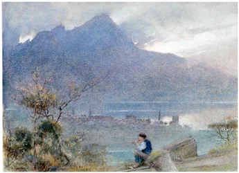 Stansstad en de Pilatus, Zwitserland, ca. 1865-1932