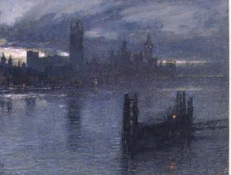 Westminster vanaf Lambeth Bridge